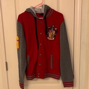 Warner Bros. Red and Gray Gryffindor  Hoodie